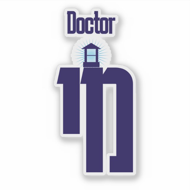 PEGATINA UN BUEN MÉDICO JUDIO (Anverso)