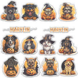 PEGATINA UN CONJUNTO DE PERSONALIZADOS HALLOWEEN BOLSA DE B