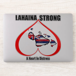 PEGATINA UN CORAZÓN EN EL TRASTORNO DE LAHAINA FUERTE