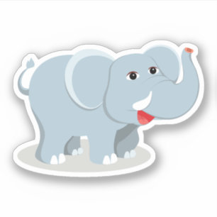 Pegatina Un elefante Personalizado