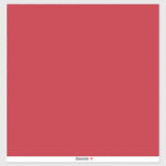 Pegatina un fondo rojo con<br><div class="desc">El diseño tiene un gran cuadrado azul con una textura suave y una sombra profunda de azul. El color es relajante y apacible, lo que recuerda a una sensación de tranquilidad. El marco de la imagen es un gran espacio abierto, posiblemente un cielo o una amplia extensión de agua. La...</div>