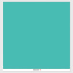 Pegatina un fondo verde con<br><div class="desc">El diseño es un cuadrado azul brillante con un color uniforme y una textura suave. Se destaca en el fondo con un sorprendente contraste visual.</div>