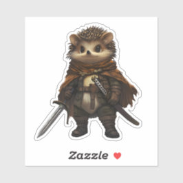 Pegatina Un guerrero acallado