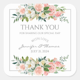 Pegatina Un Jardín Rosa Magico