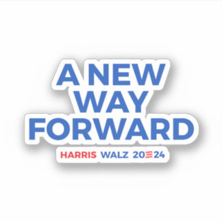 Pegatina Un nuevo camino a seguir - Harris Walz 2024