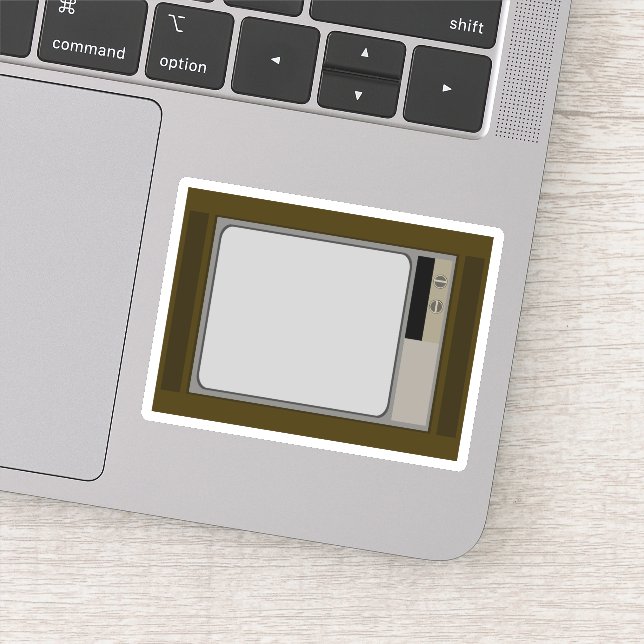 Pegatina Un poco de los años 60. (Detalle)