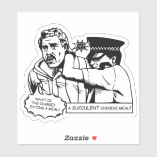 Pegatina Una deliciosa comida china, este es el MANIFIESTO 