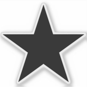Pegatina Una Estrella Negra De La Anarquía