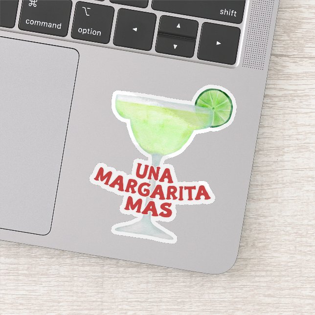 Pegatina Una Margarita Más, Un Cóctel Margarita Más (Detalle)