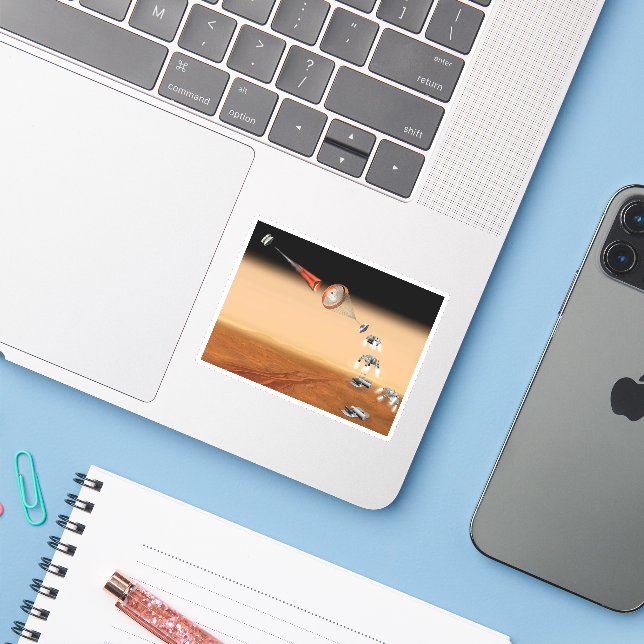 Pegatina Una Misión De Retorno De La Muestra De Marte Propu (Ordenado portátil con iPhone)