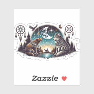 Pegatina Una noche con amigos.