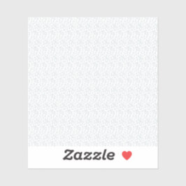 Pegatina Una superficie completamente blanca e incansable l