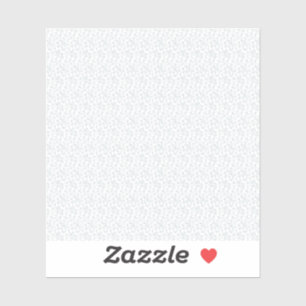 Pegatina Una superficie completamente blanca e incansable l