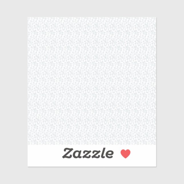 Pegatina Una superficie completamente blanca e incansable l (Hoja)