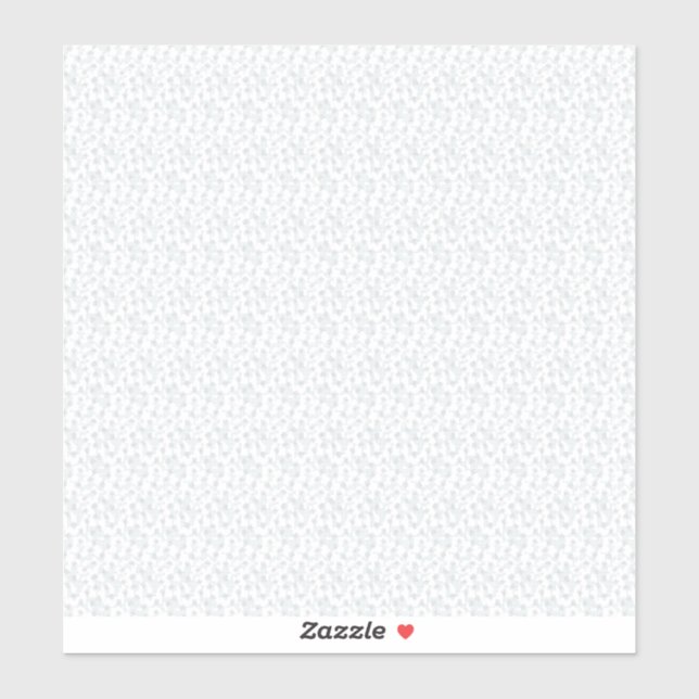 Pegatina Una superficie completamente blanca e incansable l (Hoja)