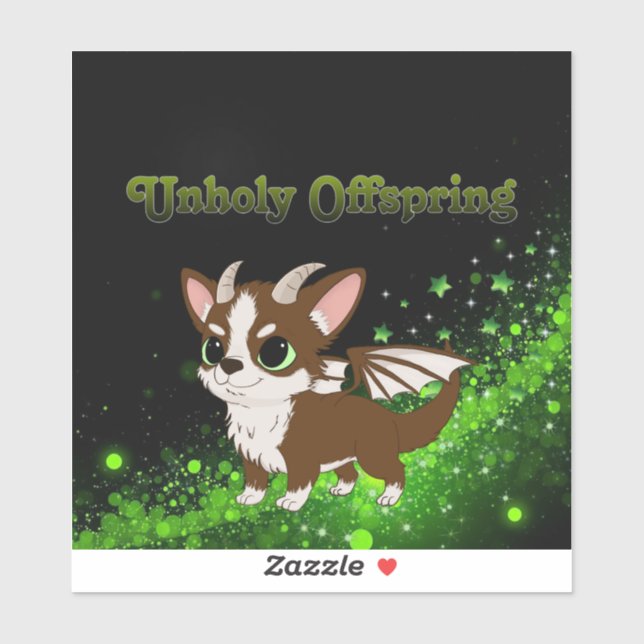 Pegatina Unholy Offspring Sticker (Hoja)