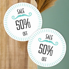 Pegatina único de venta de promoción de tiendas tu