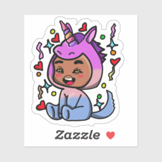 Pegatina Unicorn Dress-up sticker