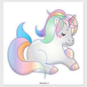 Pegatina Unicornio