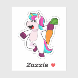Pegatina Unicornio con zanja
