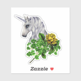 Pegatina Unicornio irlandés