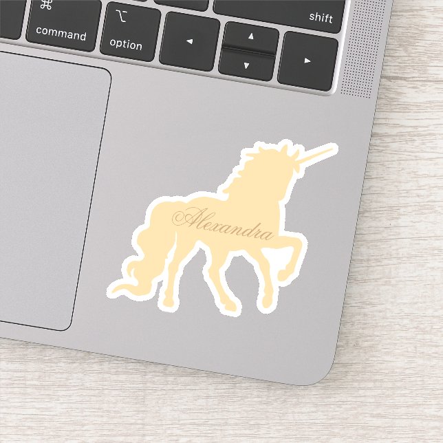 Pegatina Unicornio personalizado (Detalle)