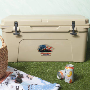 Pegatina Unidos a la base   8"x 8"- Transparente brillante