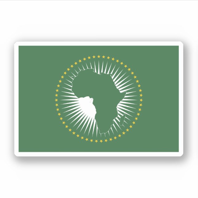 Pegatina Unión Africana (Anverso)