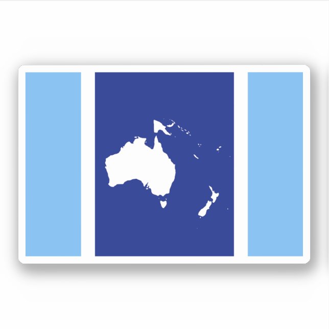 Pegatina Unión de Oceanía (Anverso)