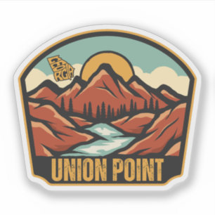Pegatina Union Point, Georgia