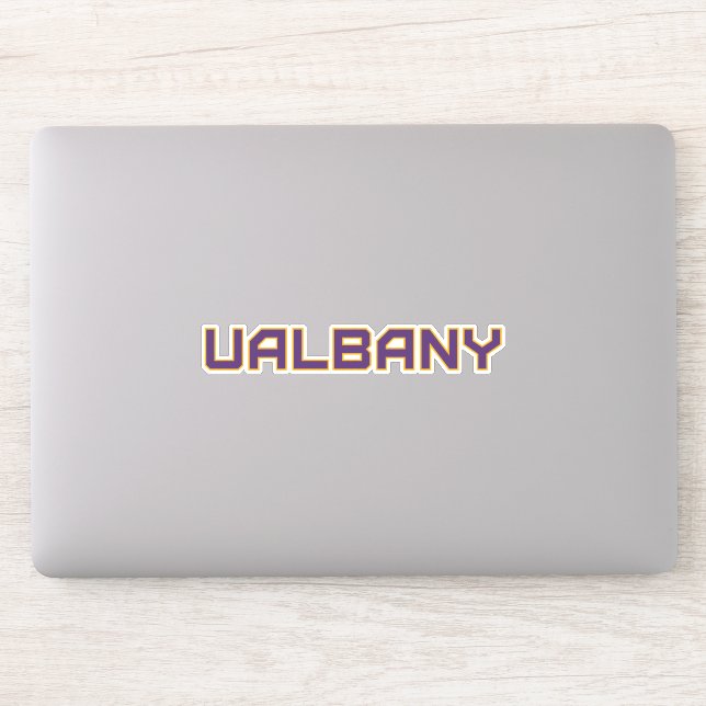 Pegatina Universidad de Albany Wordmark (Ordenador)