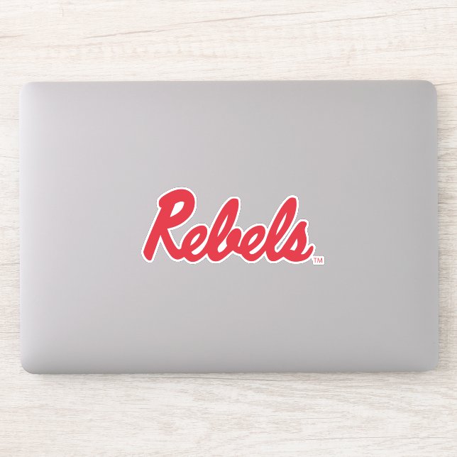 Pegatina Universidad de Misisipi | Script Rebels (Ordenador)
