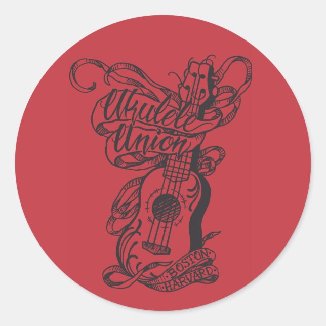 PEGATINA UoB/H de 3": Diseño de tatuajes (Anverso)