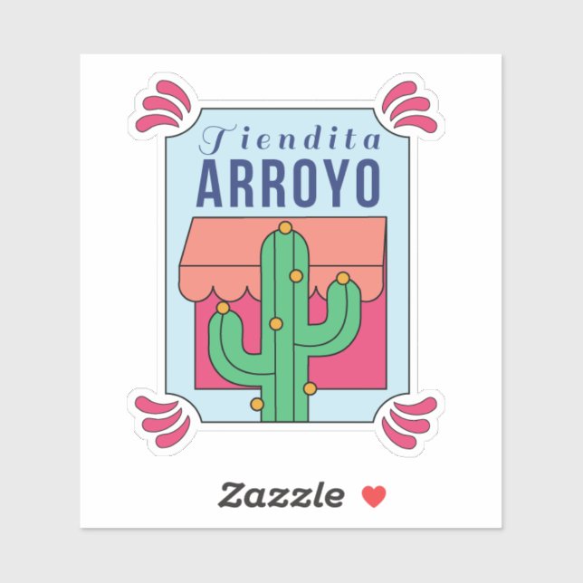 Pegatina Upload Custom Logo Personalized Brand (Hoja)