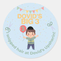 Pegatina Upsherin personalizado