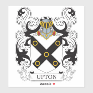 Pegatina Upton Family Crest