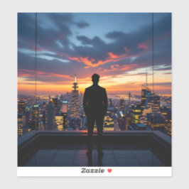 Pegatina Urban Sunset Reflections