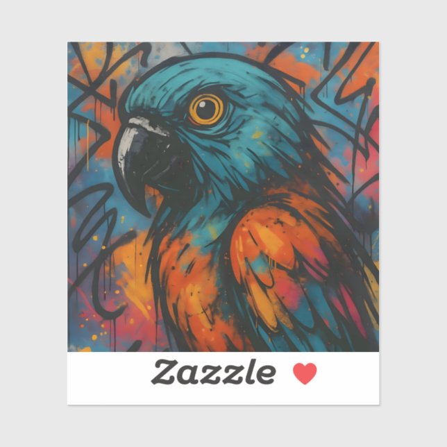 Pegatina Urban Wingbeat - Square Vinyl Sticker (Hoja)