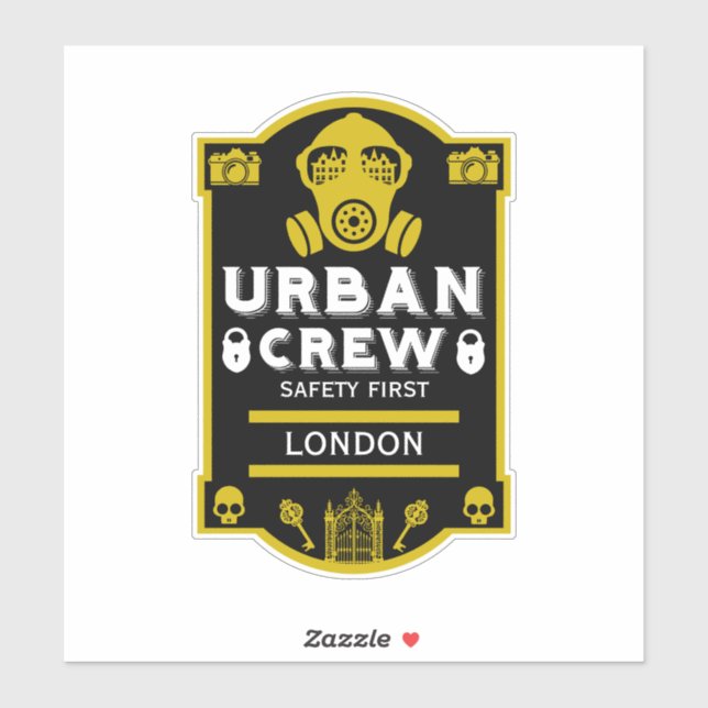 Pegatina Urbex (Hoja)