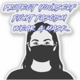 Pegatina Usar un estilo de graffiti de máscara