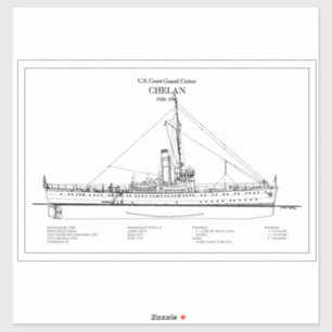 Pegatina USCGC Chelan - SBD