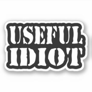 PEGATINA USEFUL IDIOT