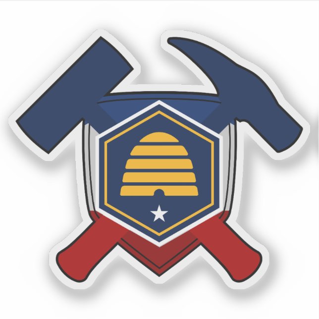 Pegatina Utah Geologist Vinyl (Anverso)