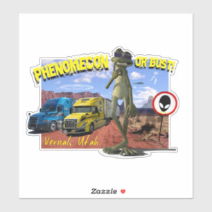 Pegatina Vaca o Bust Vinyl