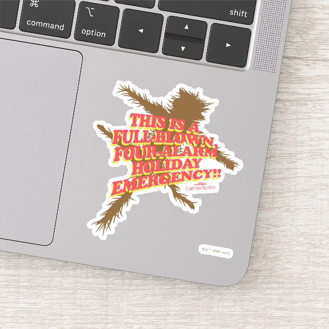 Pegatina Vacaciones de navidades | Emergencia de vacaciones (Detalle)