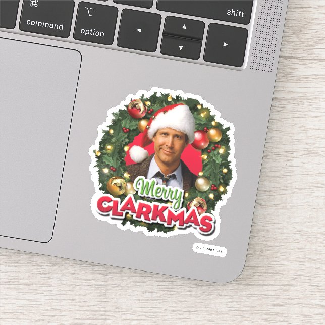 Pegatina Vacaciones de navidades | Merry Clarkmas (Detalle)