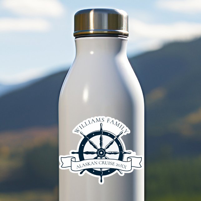 Pegatina Vacaciones de Ruedas Náuticas de crucero de la fam (Subido por el creador)