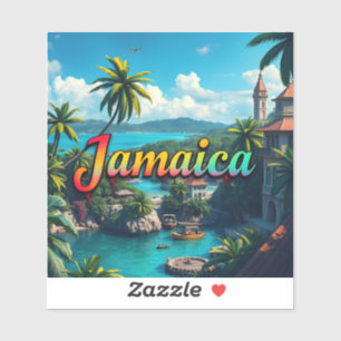 Pegatina vacaciones en Jamaica