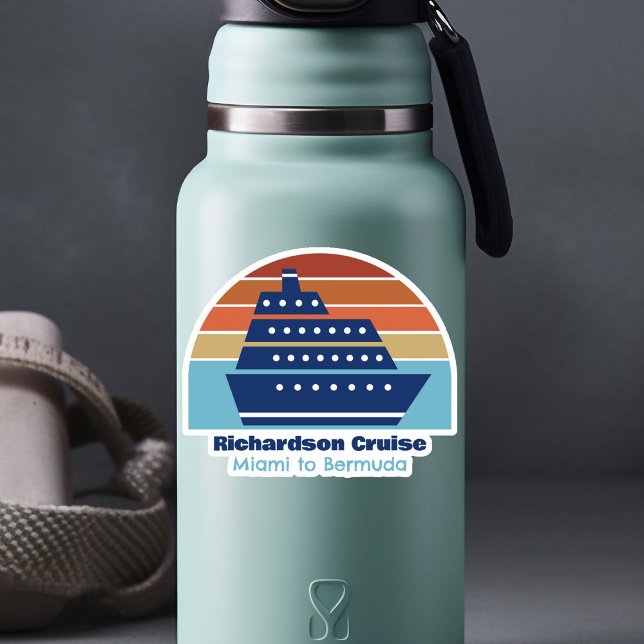 Pegatina Vacaciones familiares personalizadas de cruceros S (Subido por el creador)