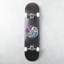 Pegatina Vacaciones veraniegas en la playa tropical